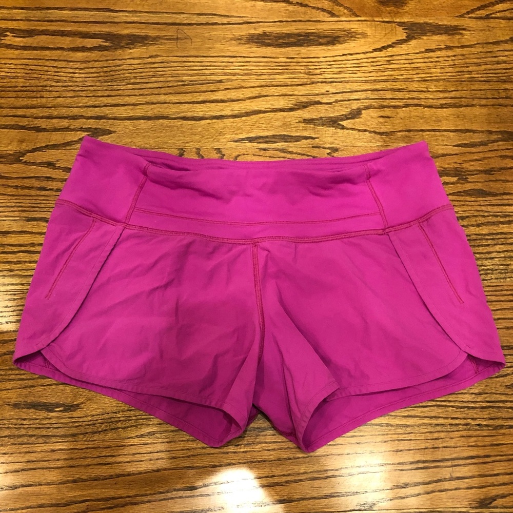 Pink Lululemon Shorts